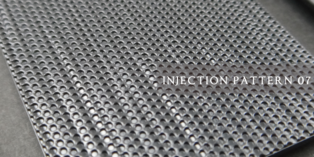 インジェクション　パターン　成型技術　Injection pattern molding technology